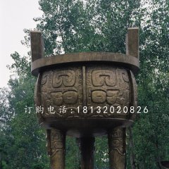 大型銅鼎，廣場三足銅鼎雕塑